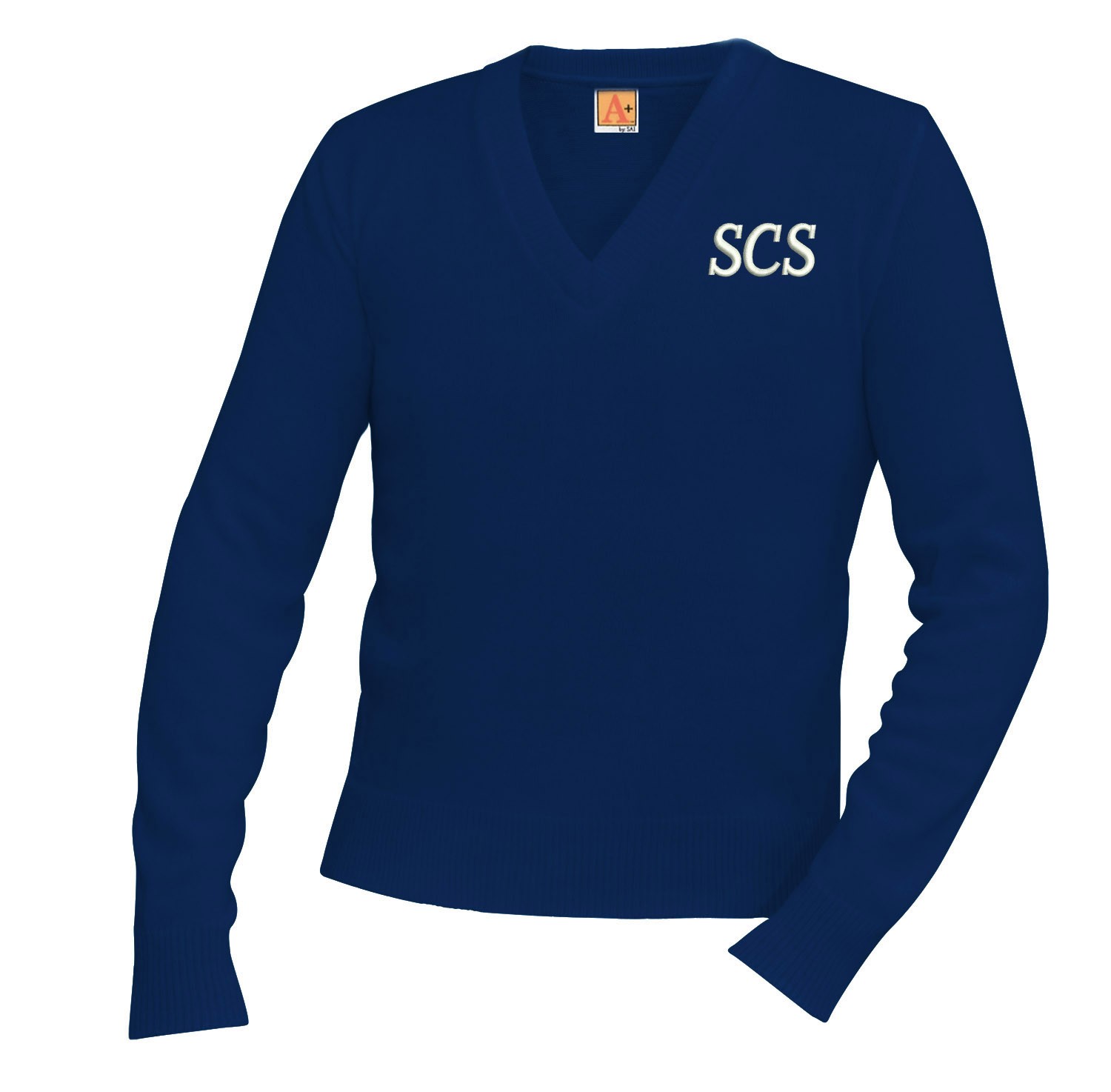 COL V-Neck w/ School Logo