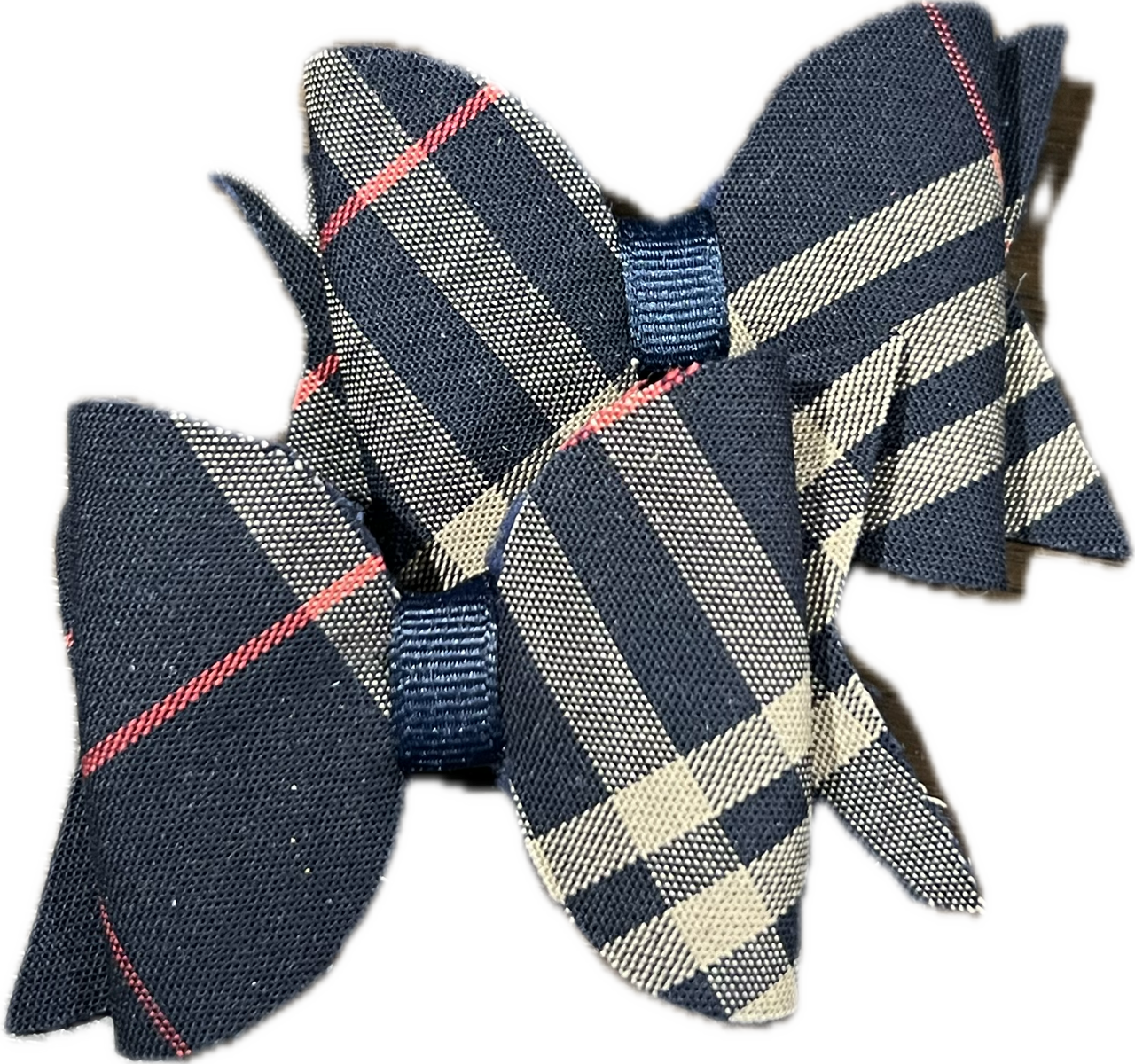 Plaid 01C Butterfly Pig Tails