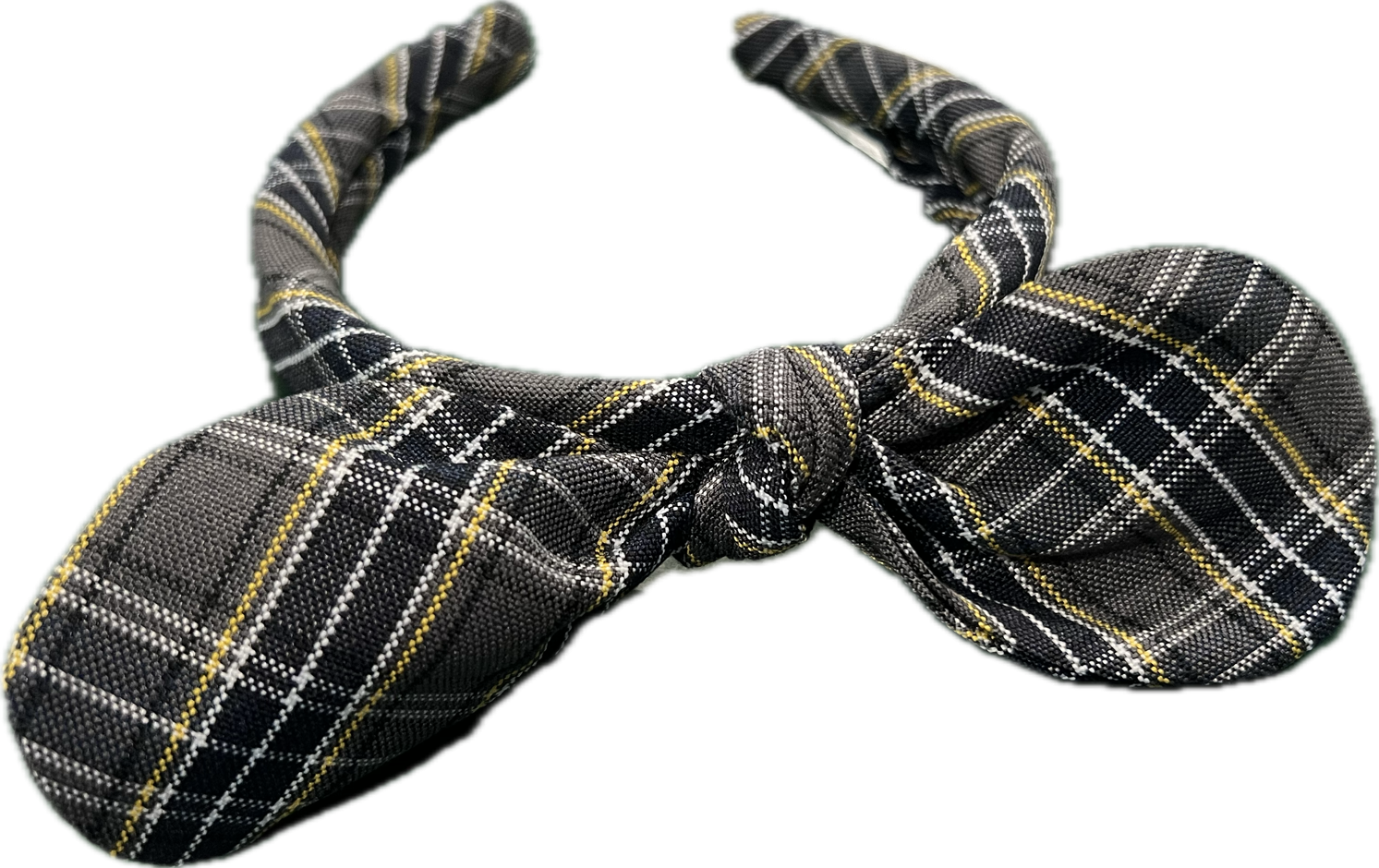 Plaid 42 Hourglass Bow Headband