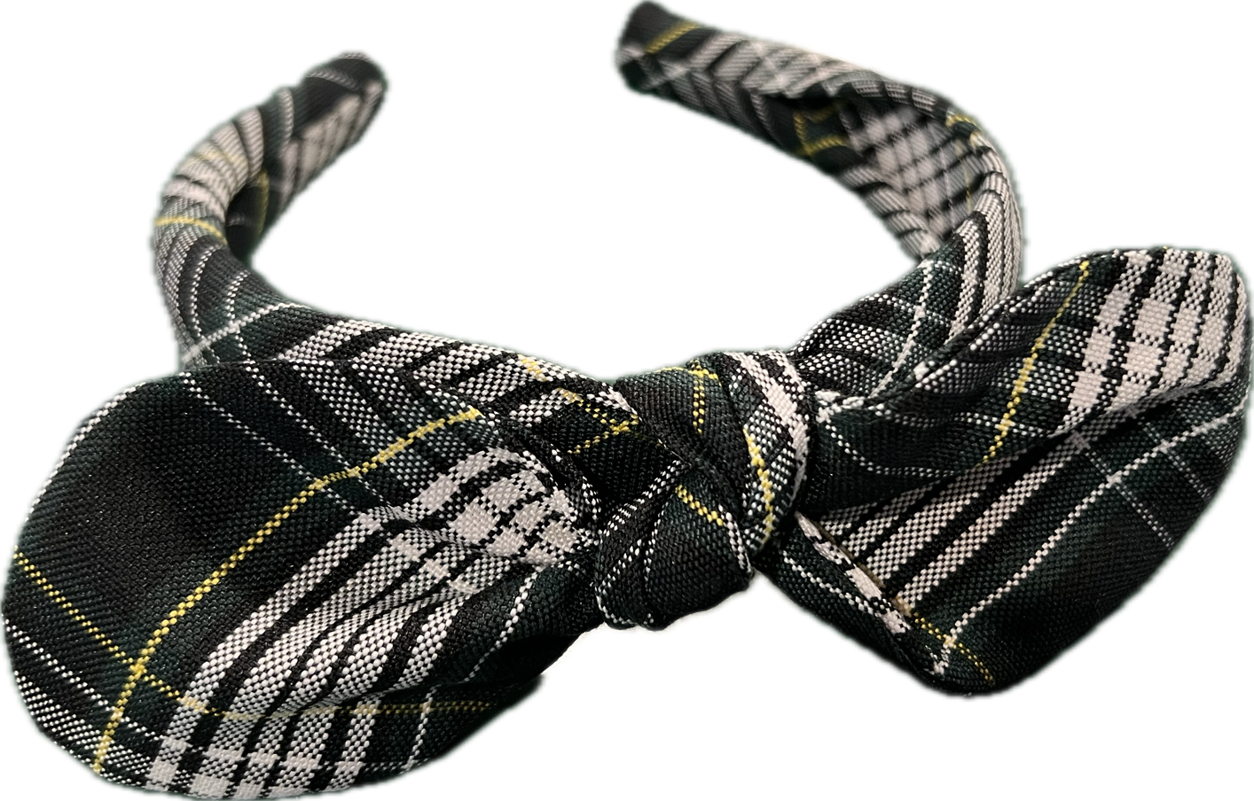 Plaid 61 Hourglass Bow Headband