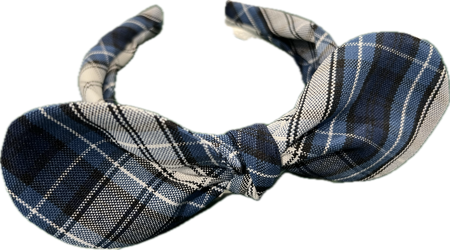 Plaid 85 Hourglass Bow Headband