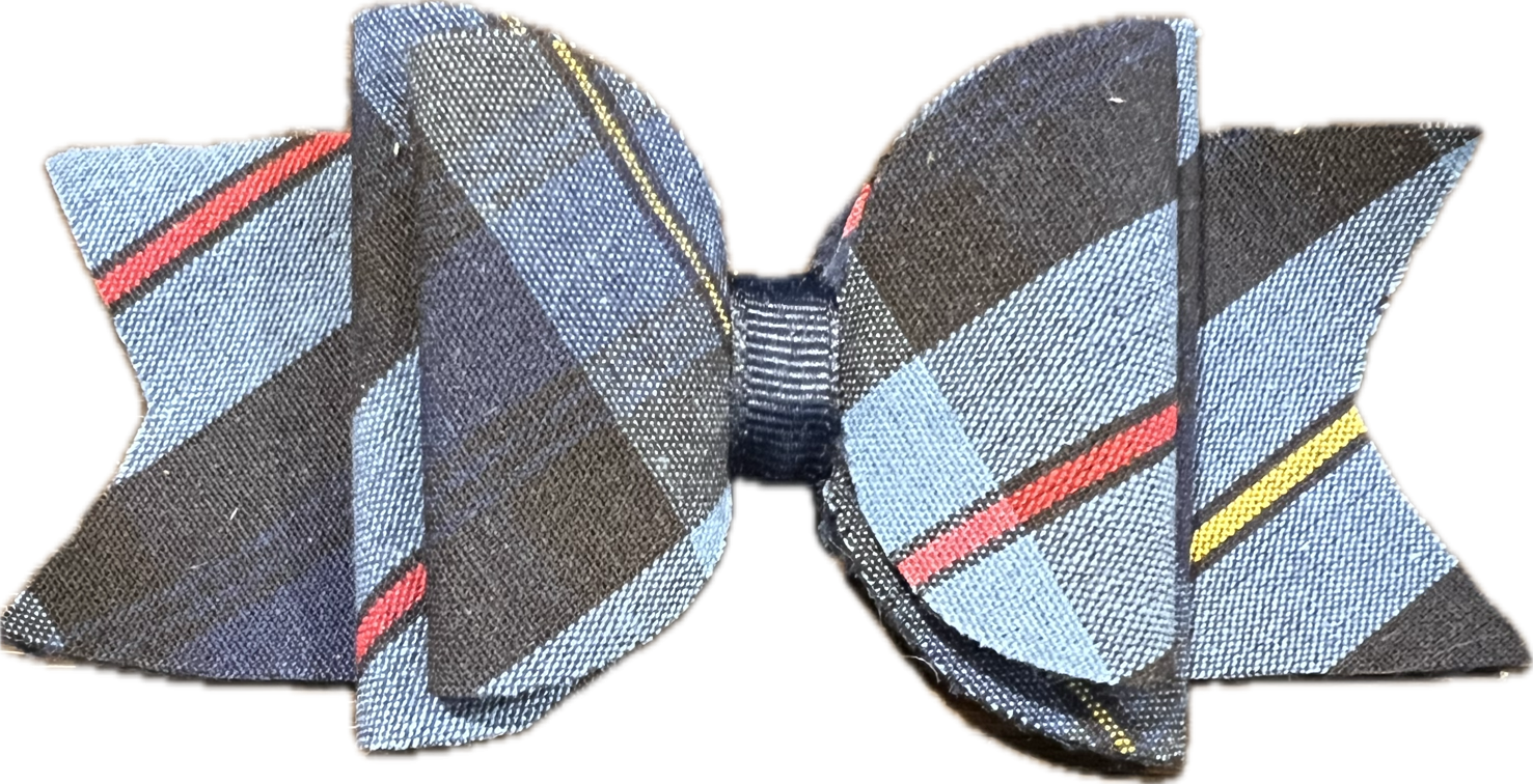 Plaid 41 Large Butterfly Bow