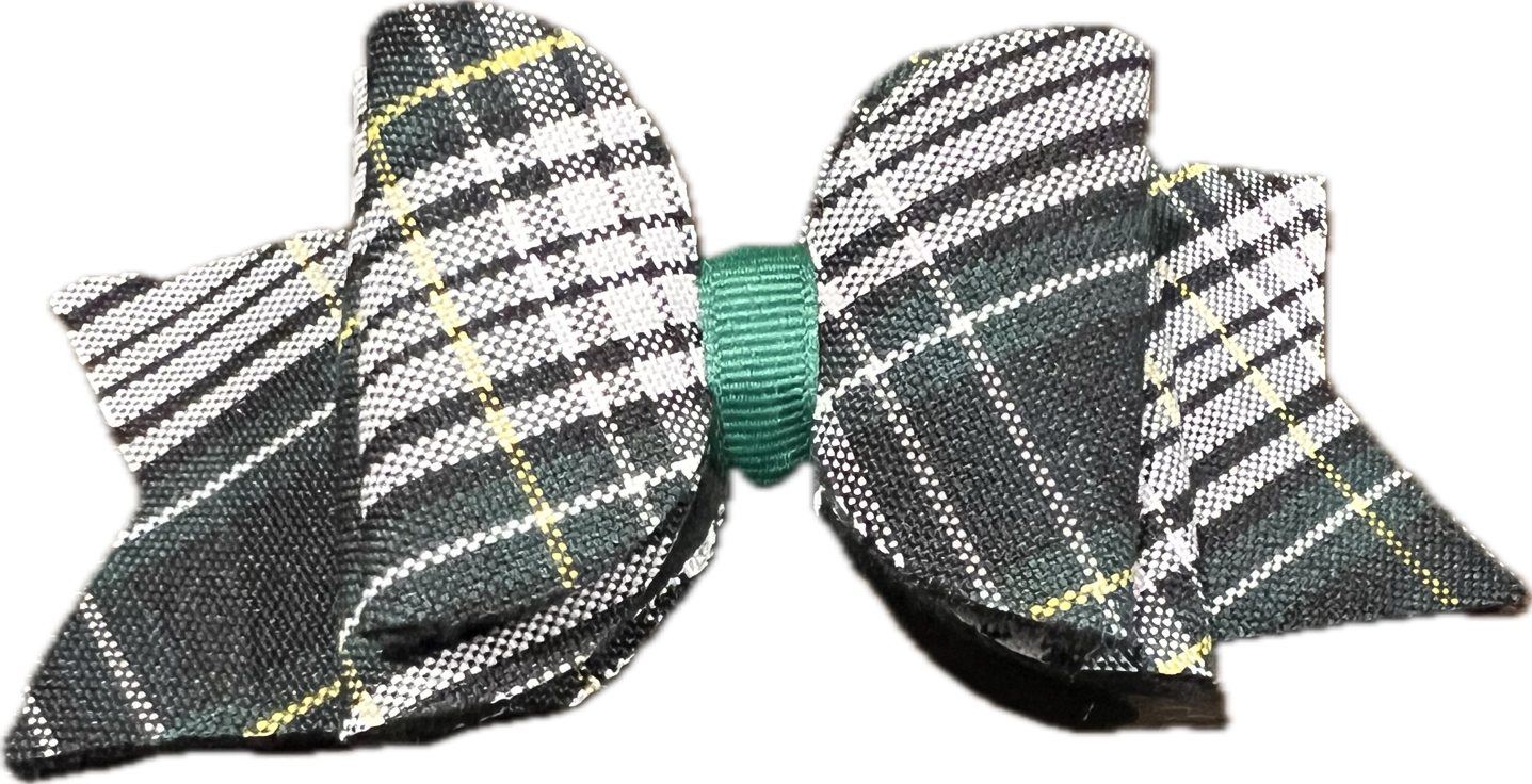 Plaid 61 Large Butterfly Bow