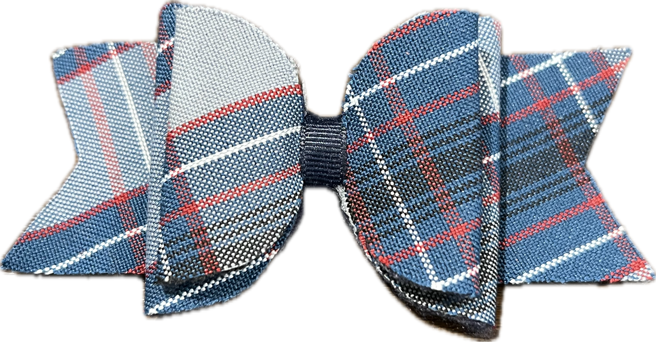 Plaid 82 Large Butterfly Bow