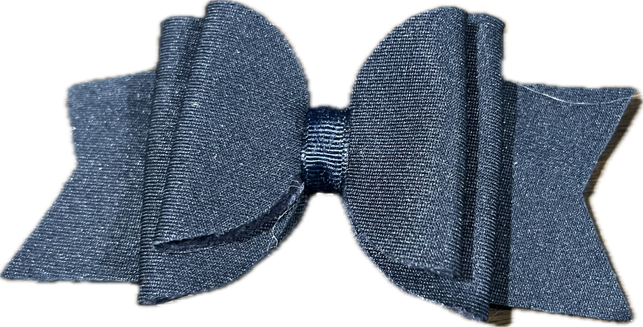 Navy Large Butterfly Bow