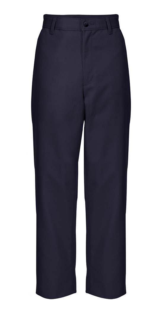 Boys Flat Front Navy Pants