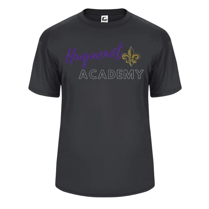 HA Spirit S/S Performance T-shirt w/ Huguenot's Logo #8-10- Please Allow 3-4 Weeks for Fulfillment