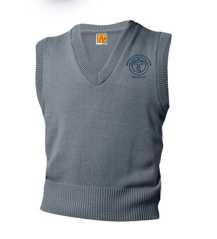 ICS Grey Vest w/ School Logo* Optional