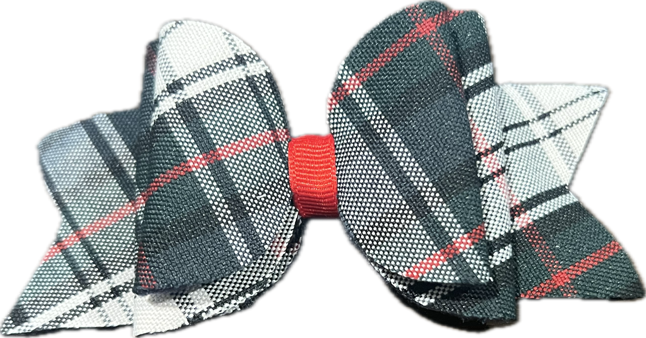 Plaid 50 Large Butterfly Bow