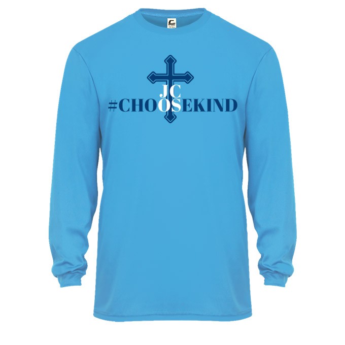 JCOS Spirit L/S Performance T-Shirt w/ Choose Kindness Logo #27 - Please Allow 3-4 Weeks for Fulfillment