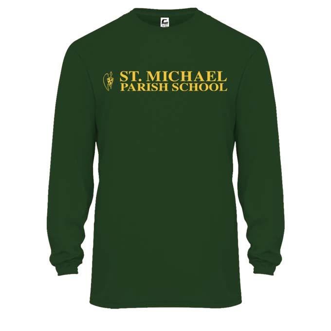 SMSU Spirit L/S Performance T-Shirt w/ Gold Logo #12- Please Allow 3-4 Weeks for Fulfillment