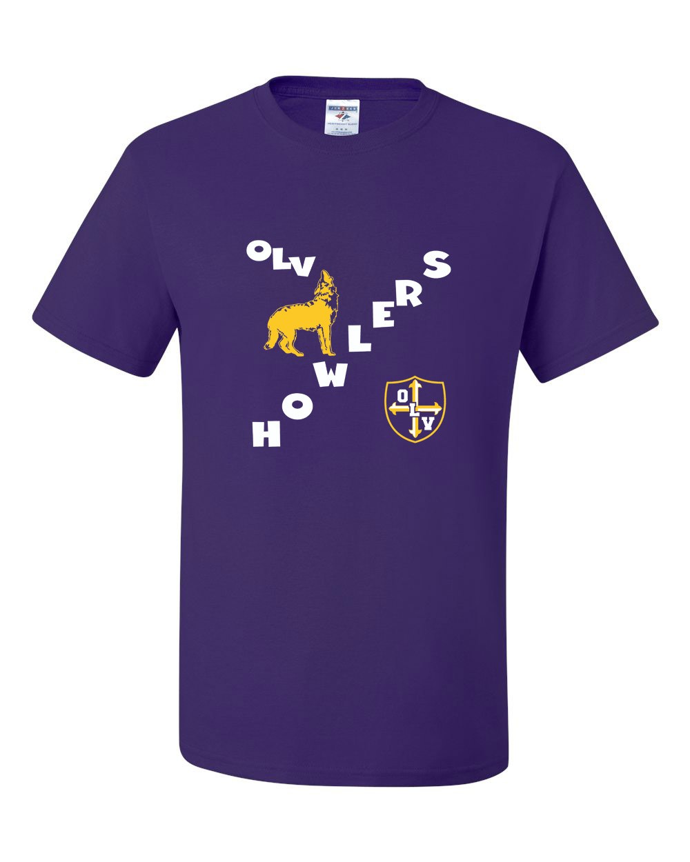 OLV S/S Spirit T-Shirt w/ Howler Logo #28 - Please Allow 2-3 Weeks for Fulfillment