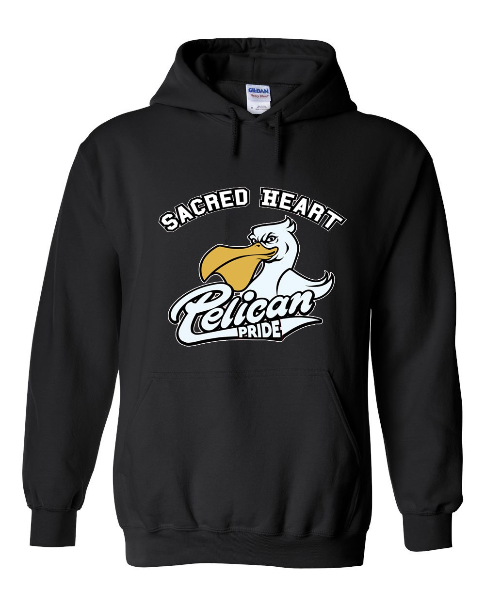 SHS Pelican Pride Spirit Pullover Hoodie w/ Logo #38-39