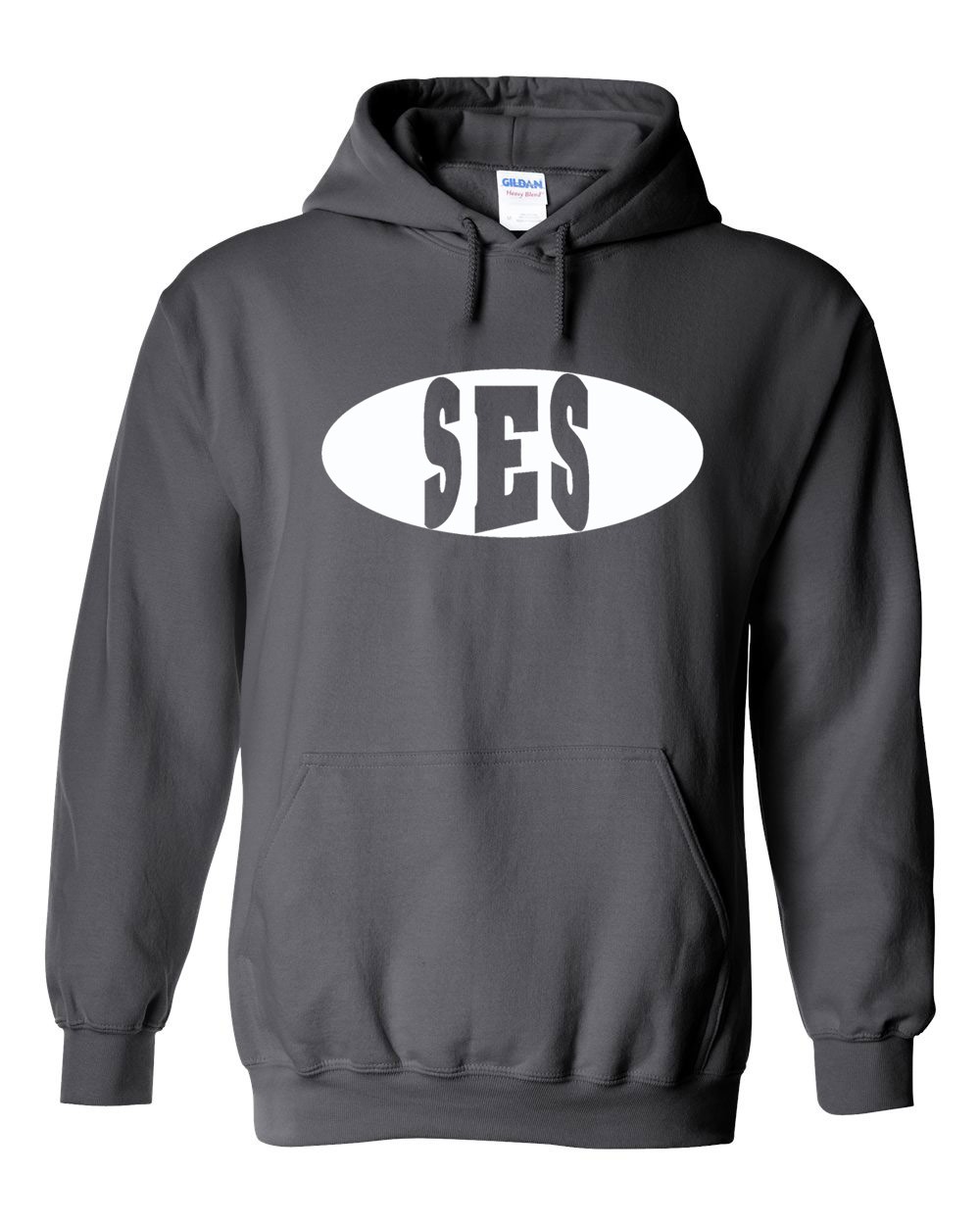 SES Spirit Pullover Hoodie w/ White Logo #14-16