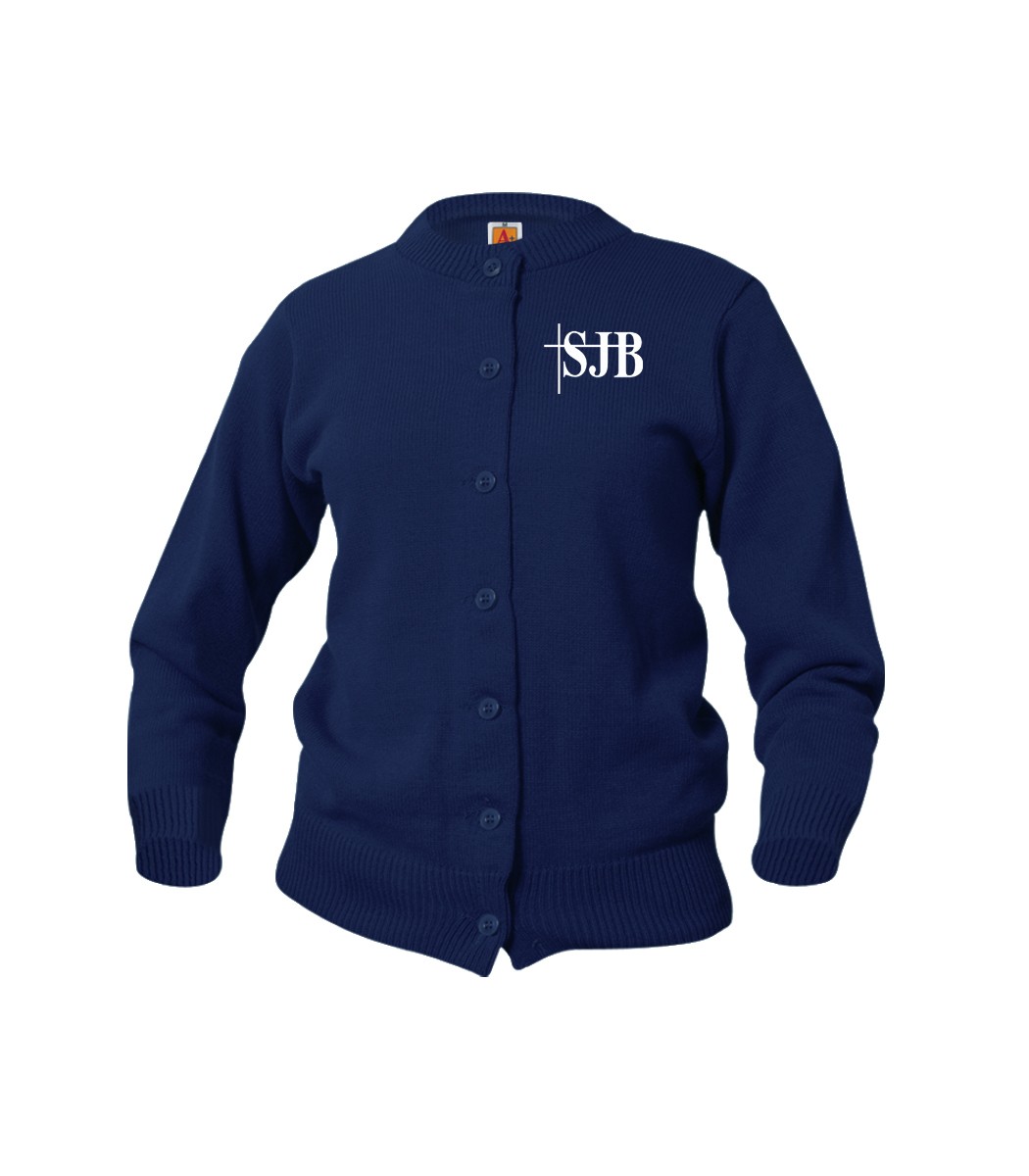 SJB Girls' Cardigan w/ Logo