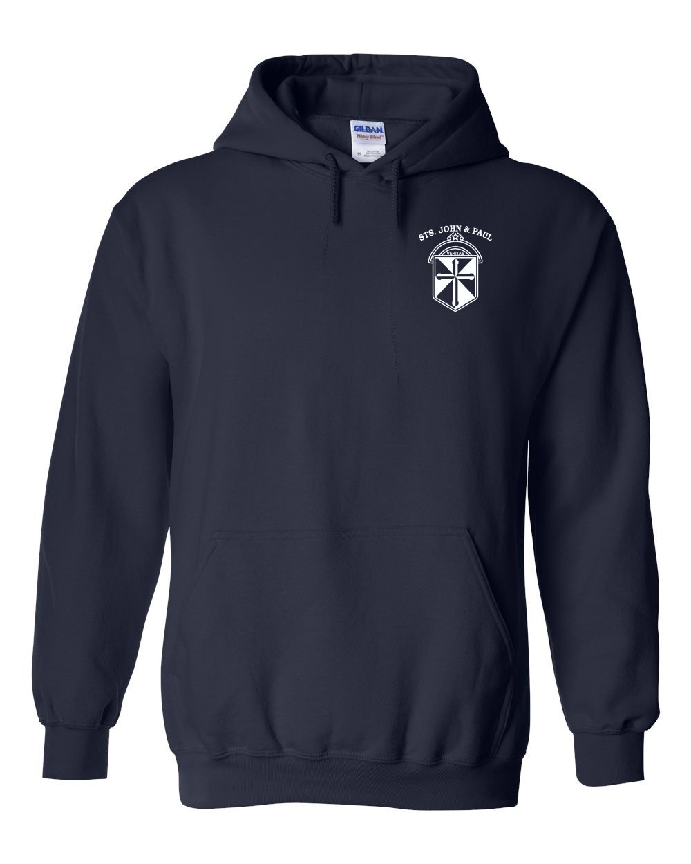 SJP Navy Pullover Hoodie w/ School Logo* New