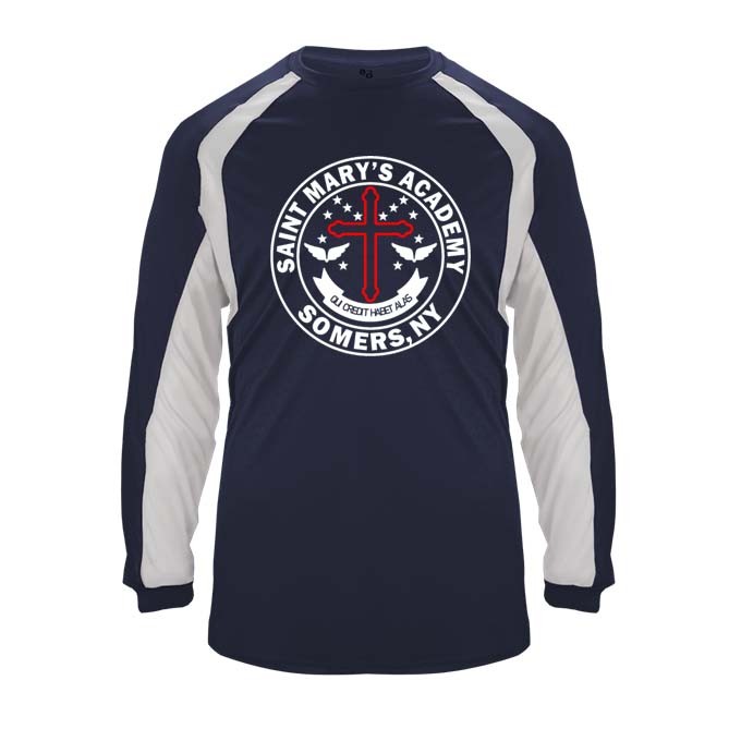 SMA Spirit Hook L/S T-Shirt w/ Crest Logo #19 -Please Allow 3-4 Weeks for Fulfillment