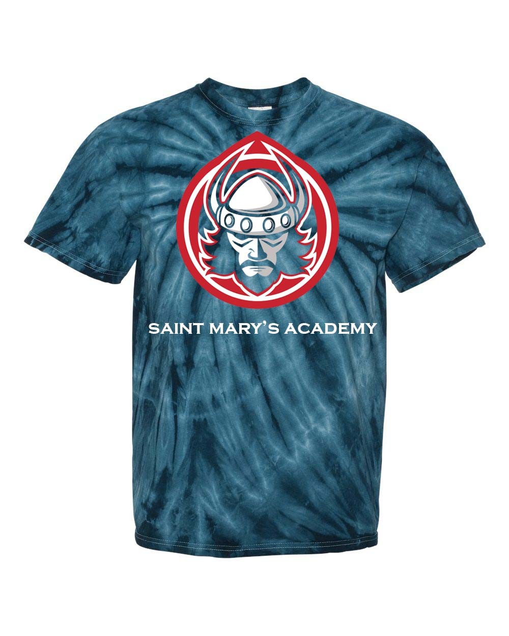 SMA Spirit S/S Tie Dye T-Shirt w/ Viking Logo #14