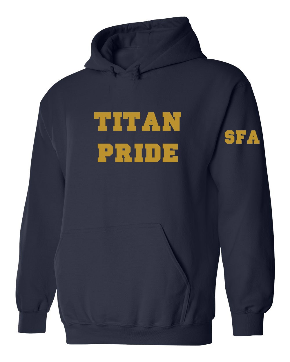SFA Spirit Pullover Hoodie w/Gold Logo & Custom Name #28 - Please Allow 2-3 Weeks for Fulfillment