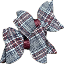 Plaid 06T Butterfly Pig Tails