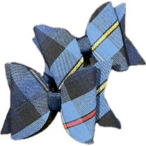 Plaid 41 Butterfly Pig Tails