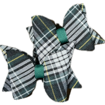Plaid 61 Butterfly Pig Tails