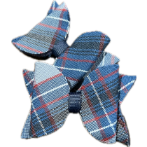 Plaid 82 Butterfly Pig Tails