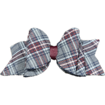 Plaid 06T Large Butterfly Bow