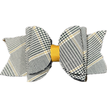 Plaid 122 Large Butterfly Bow
