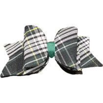 Plaid 61 Large Butterfly Bow