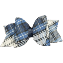 Plaid 85 Large Butterfly Bow