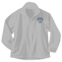 ICS Full Zip Grey Microfleece w/ School Logo