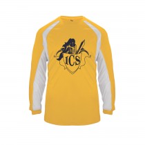 ICS Spirit Hook L/S T-Shirt w/ Navy Logo #17-18 - Please Allow 3-4 Weeks for Fulfillment