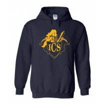 ICS Spirit Pullover Hoodie w/ Gold Logo #27
