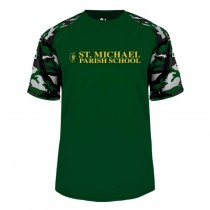 SMSU Spirit S/S Camo T-Shirt w/ Gold Logo #10 - Please Allow 3-4 Weeks for Fulfillment