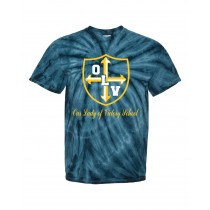 OLV Spirit S/S Tie Dye T-Shirt w/ Gold Logo #10