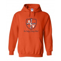 OLV Spirit Pullover Hoodie w/ Navy Logo #37- Please Allow 2-3 Weeks for Fulfillment