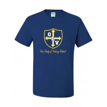 OLV S/S Spirit T-Shirt w/ Gold Logo #18-20