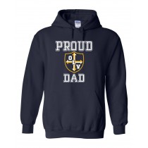 OLV Spirit Pullover Hoodie w/ Proud Dad Logo #9