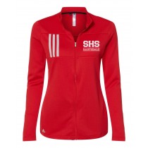 SHS Spirit Adidas 3 Stripe Women's Full Zip w/ SHS Logo #52-54 - Please Allow 3-4 Weeks for Fulfillment