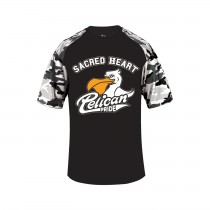 SHS Spirit Pelican Pride S/S Camo T-Shirt w/ Logo #6-9 - Please Allow 3-4 Weeks for Fulfillment