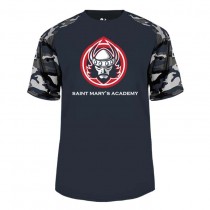 SMA Spirit S/S Camo T-Shirt w/ Viking Logo #16 - Please Allow 3-4 Weeks for Fulfillment