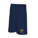 ICS Boys' Flat-Front Adjustable Waist Navy Dress Shorts w/ Logo